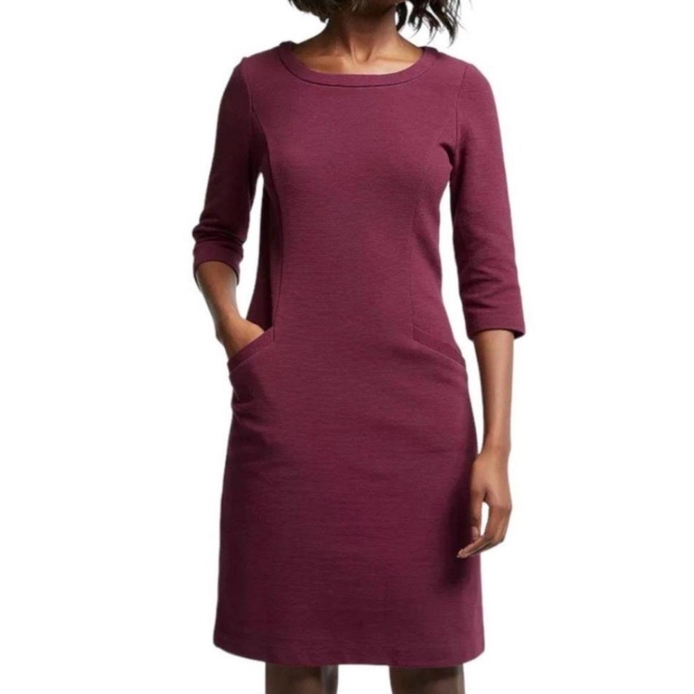 Boden Jasmine Ottoman Shift Dress with Pockets